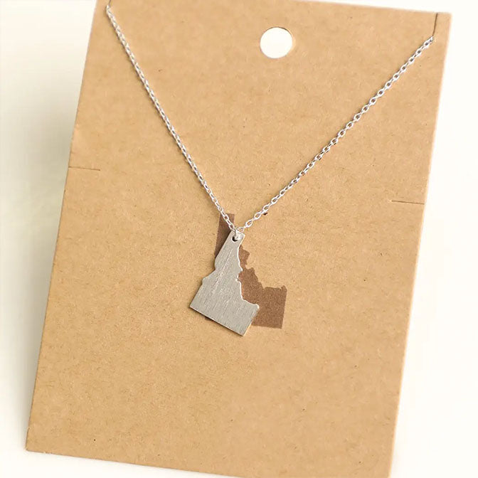 Idaho State Silver Tone Necklace