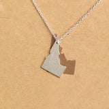 Idaho State Silver Tone Necklace