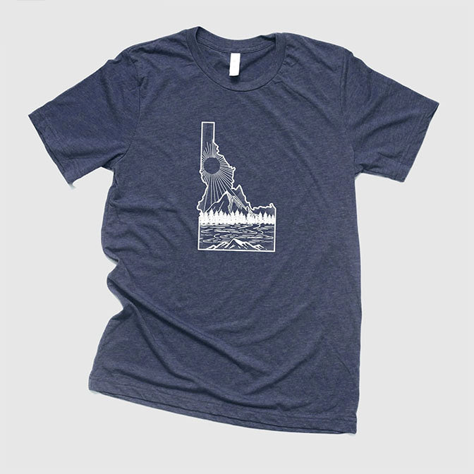 Idaho Navy Tee