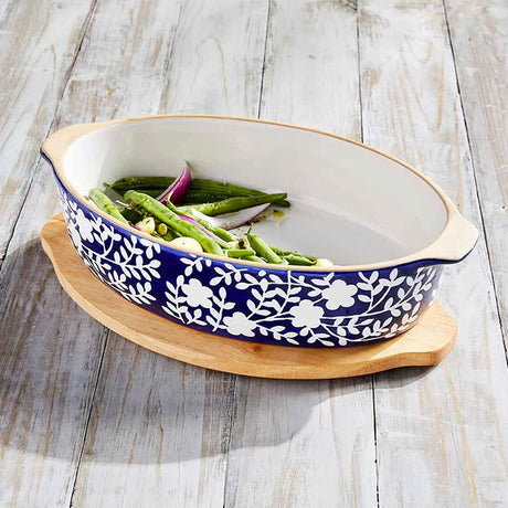 Indigo Baker with Lid