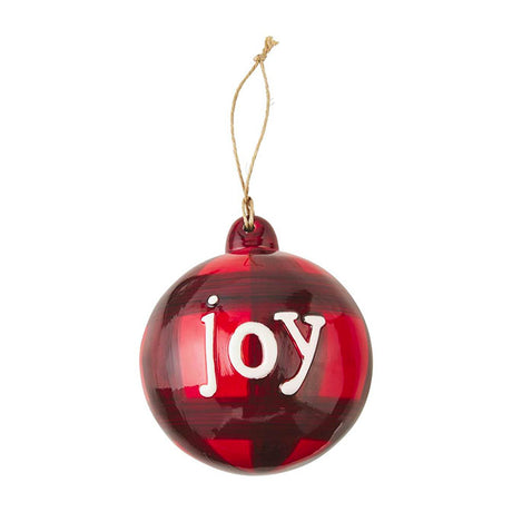 Sentiment Buffalo Checkered Ornaments