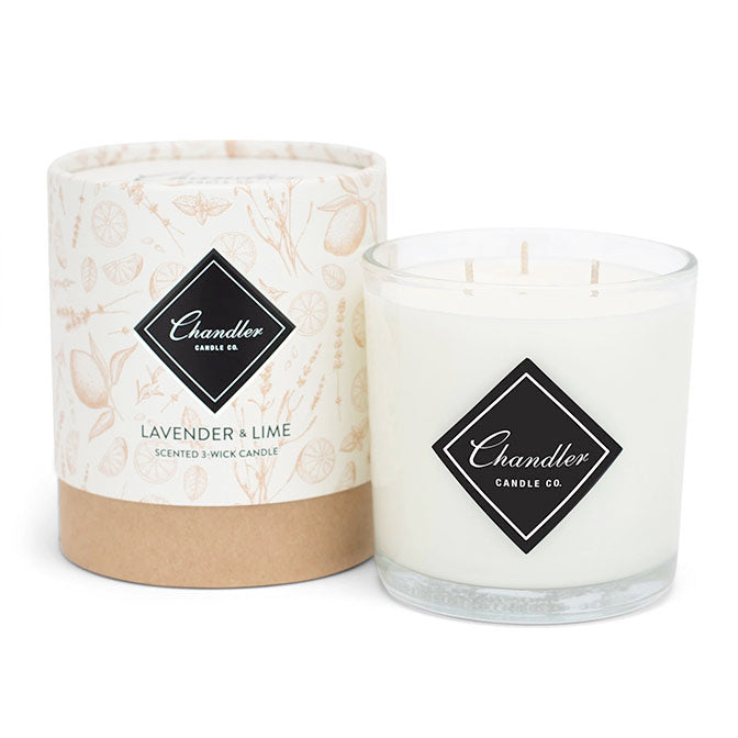 3 Wick Lavender & Lime Candle