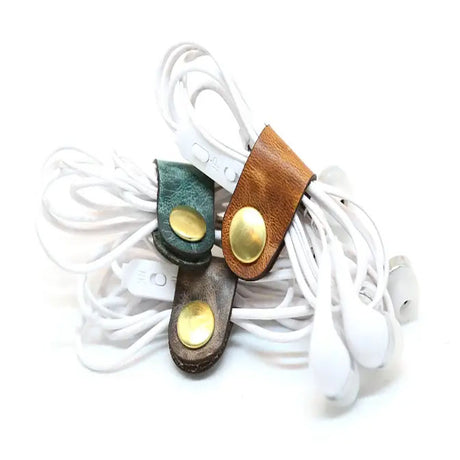 Mini Leather Cord Organizer
