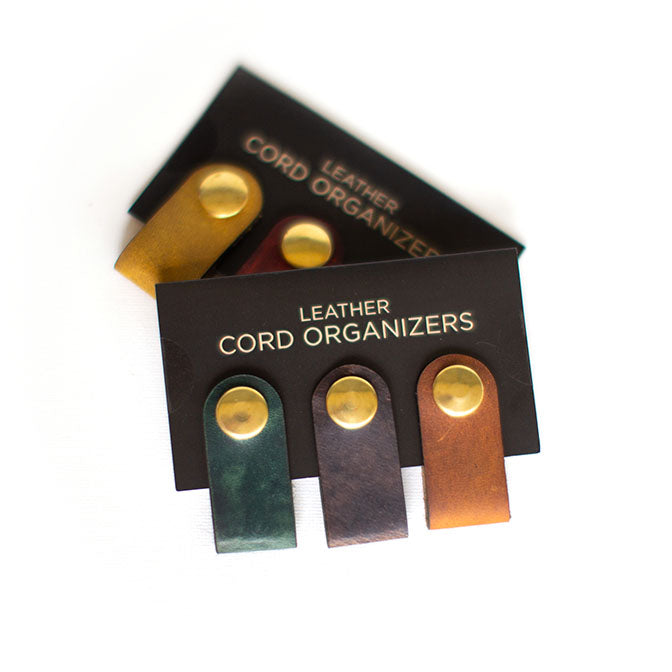 Mini Leather Cord Organizer