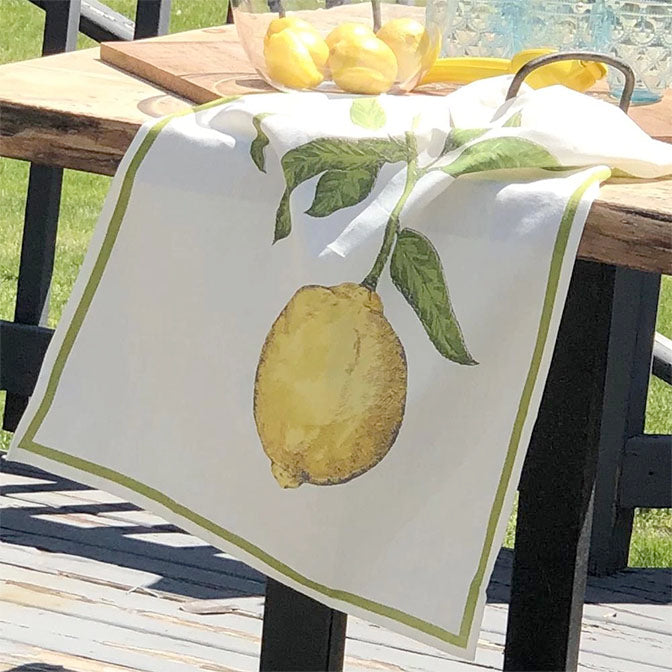 Lemon Floursack Kitchen Towel