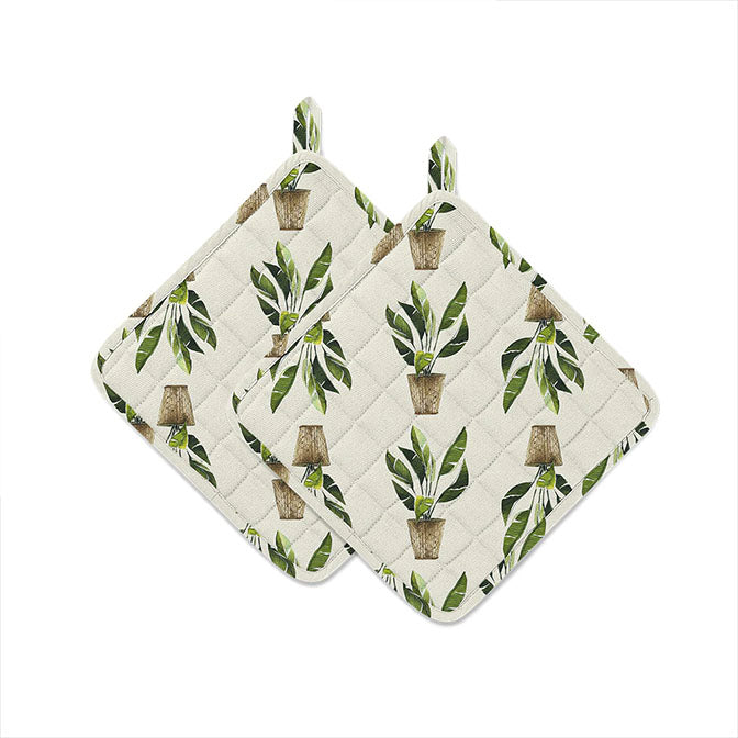 Peace Lily Pot Holder Set of 2