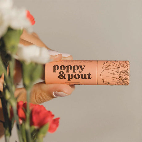 Poppy & Pout Pink Grapefruit Lip Balm