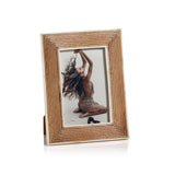 Ribbed Mango Wood Photo Frame