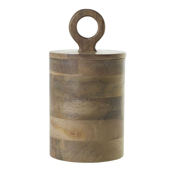 Medium Mango Wood Canister