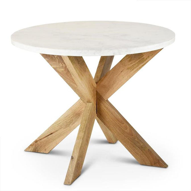 White Marble Top Table
