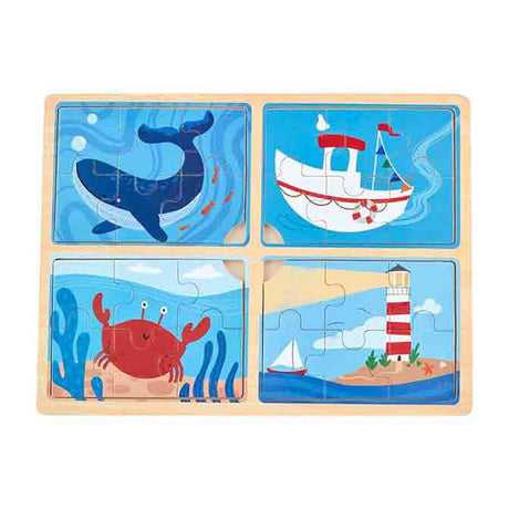 Nautical 4 in 1 Puzzle