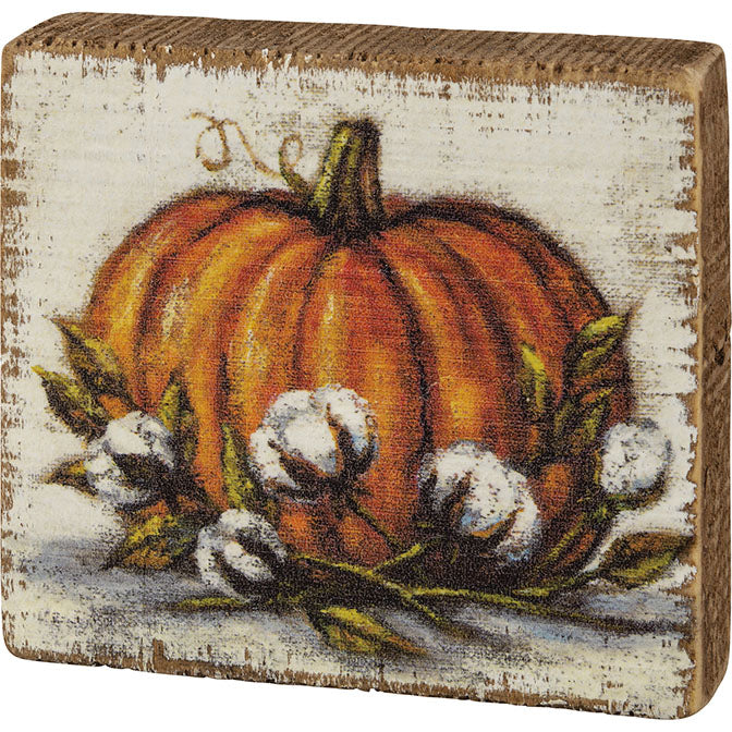 Orange Pumpkin Sign