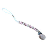 Petite Ori Pacifier & Toy Clip Dusty Pink Speckle