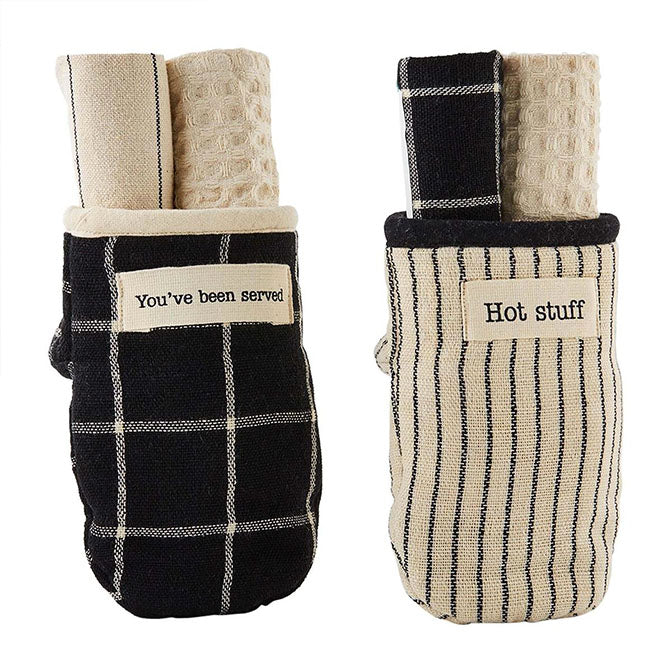 Oven Mitt & Towel Set