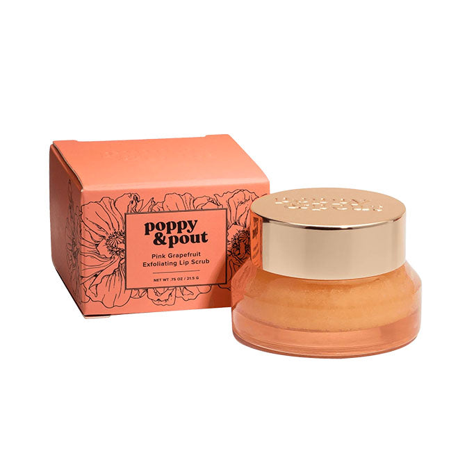 Poppy & Pout Pink Graprefruit Lip Scrub