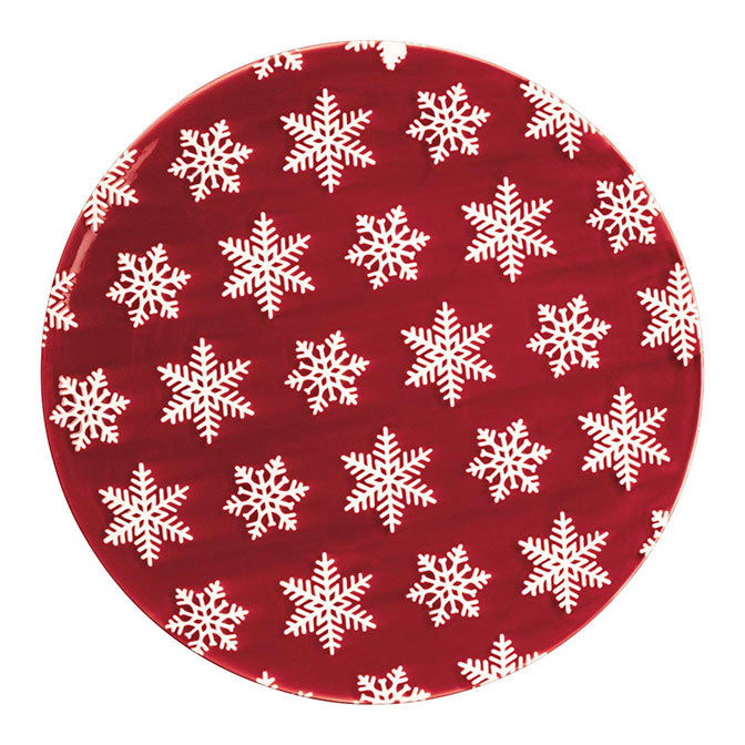 Large Snowflake Plate