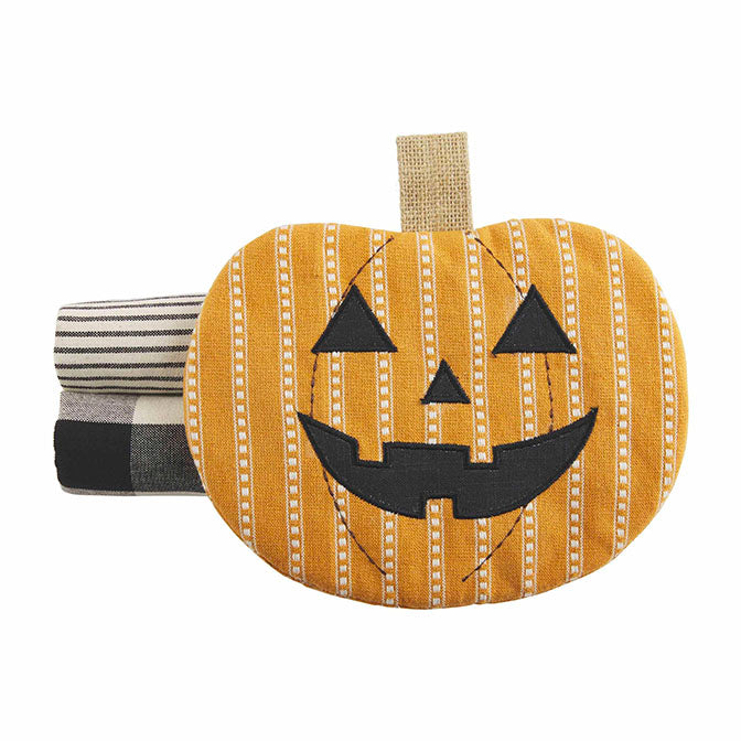 Pumpkin Oven Mitt Towel Set