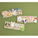 Wood Safari Animal Face Puzzle