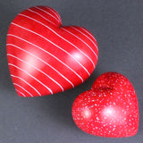 Assorted Red Soapstone Hearts