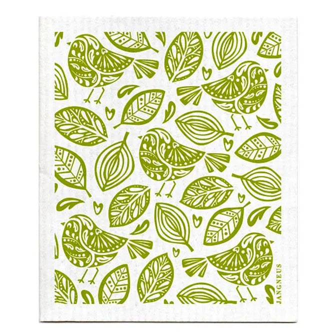 Green Robin Swedish Dishcloth
