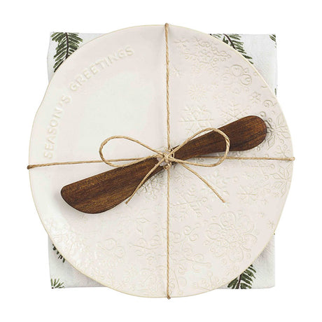 Seasons Greeting Appetizers Plate
