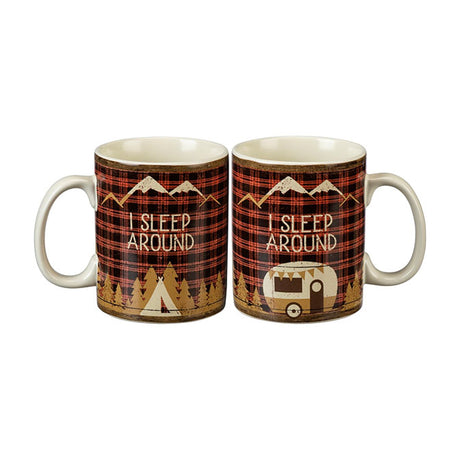 I Sleep Around Mug