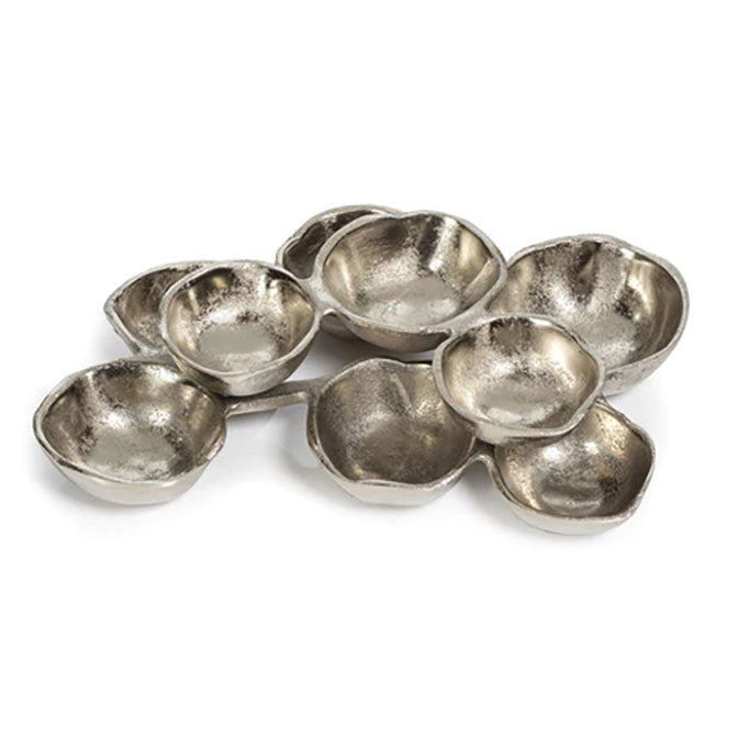 Small Cluster of 9 Serving Bowls