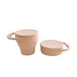 Collapsible Snack Cup Misty Rose Speckle