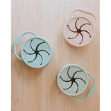 Collapsible Snack Cup Sea Foam Speckle