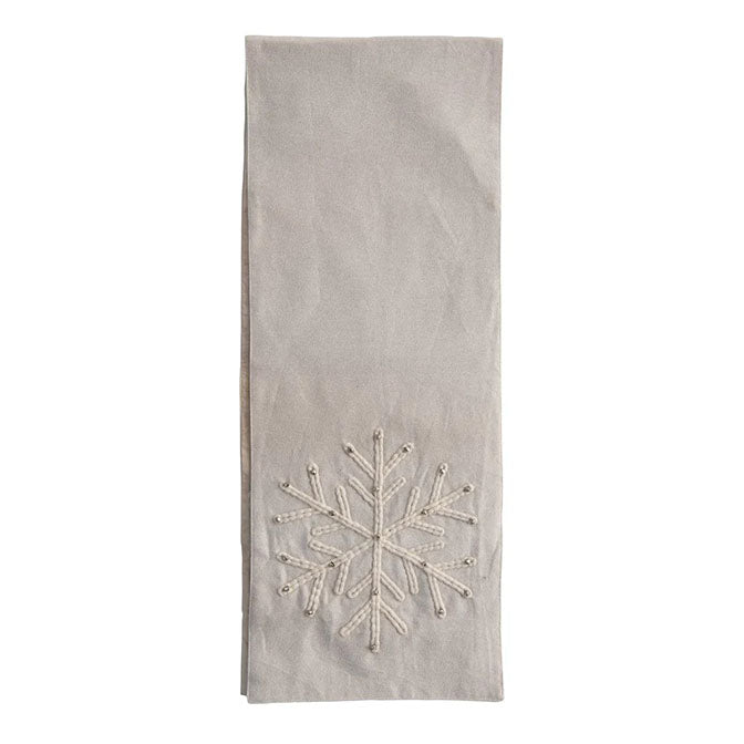 Table Runner with Snowflake and Jingle Bells