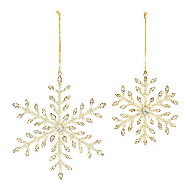 Gold Snowflake Ornament