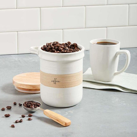 Stoneware Coffee Canister Set