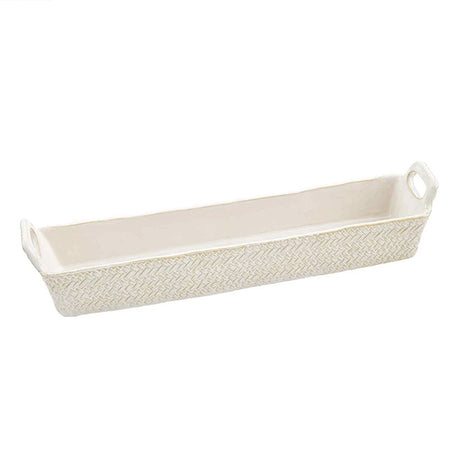 Stoneware Cracker Dish