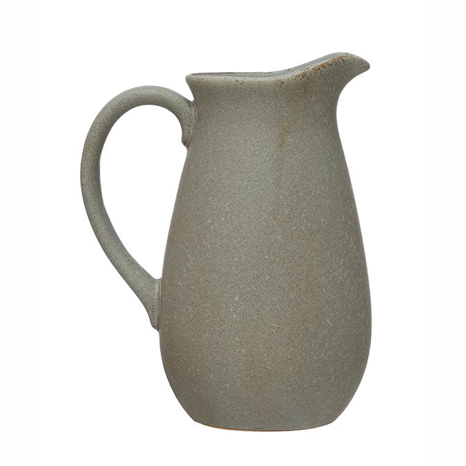 42 oz. Stoneware Pitcher, Reactive Glaze