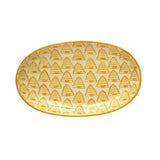 Hand Stamped Stoneware Plates with Assorted Patterns