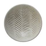Debossed Stoneware Bowl