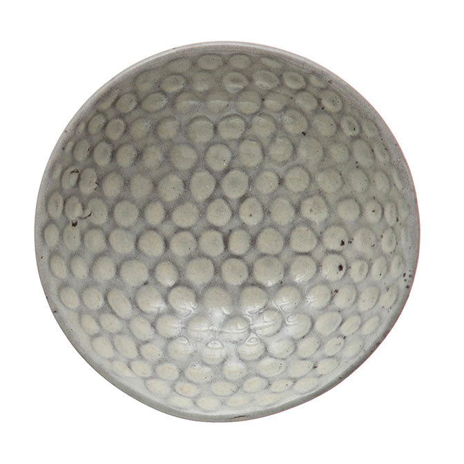 Debossed Stoneware Bowl