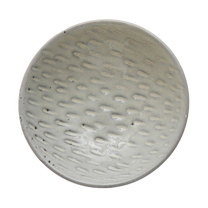 Debossed Stoneware Bowl