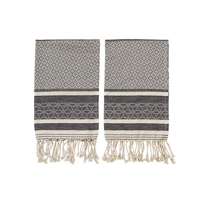 Tea Towels with Tassels, Set of 2