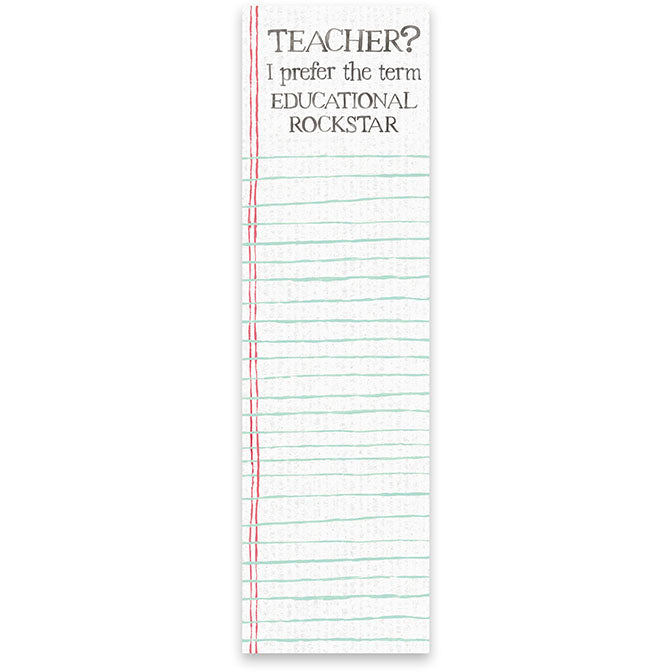 Teacher I Prefer Educational List Pad