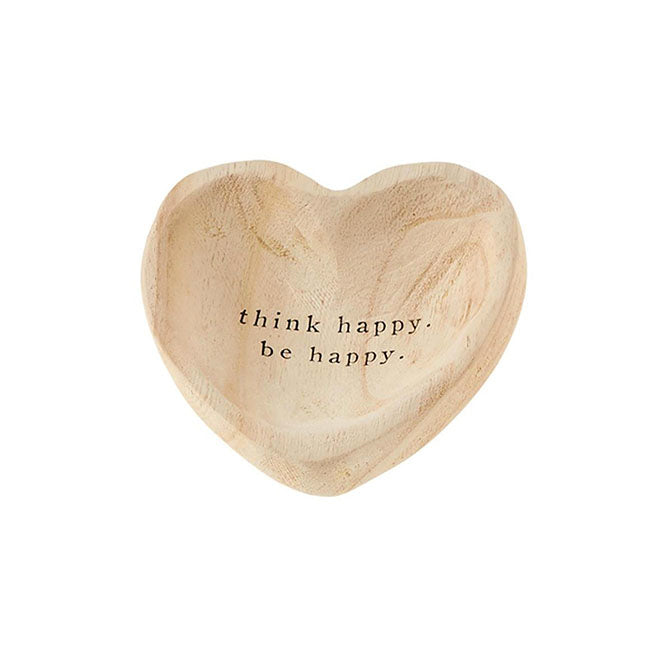Think Wood Heart Trinket