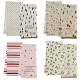 Wonderful Time Flour Sack Tea Towels with Charm - Set of 2