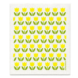 Yellow Tulip Swedish Dishcloth