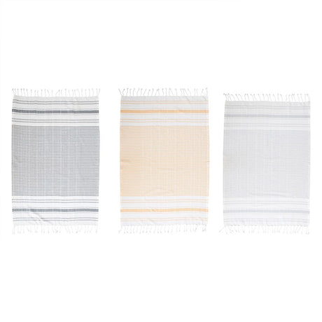 Turkish Cotton Striped Bath Towels
