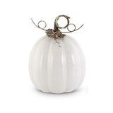 White Ceramic Pumpkins