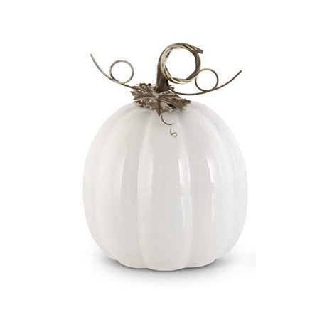 White Ceramic Pumpkins