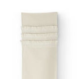 White Cotton Table Runner with Layers & Fringe