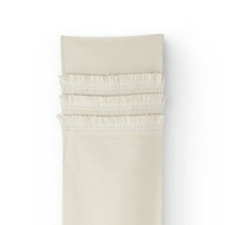 White Cotton Table Runner with Layers & Fringe