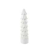Carved White Christmas Tree
