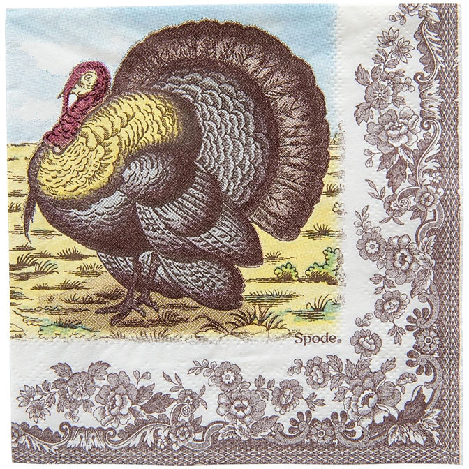 Woodland Spode Beverage Napkin